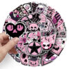 Wholesale 50pcs Gothic Graffiti Stickers Dark Skull Stickers