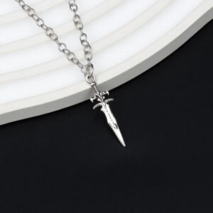 Silver sword necklace