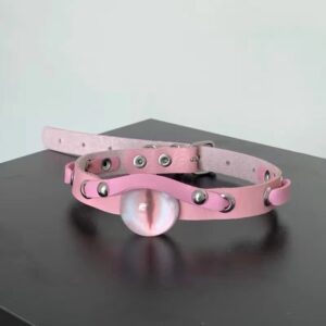 C1125-sakura color collar [single eyelid all pink]