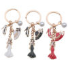 O1CN01DAh6xk2Kpbd4DvKQn_2217654629606-0-cib Wholesale Top hat, high heels pearl keychain