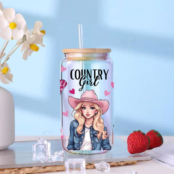 Wholesale Uv Transfer Sticker Glass C Crystal Label Crystal Sticker Exclusive for 16oz Glass C Special Sticker 23Cmx11Cm