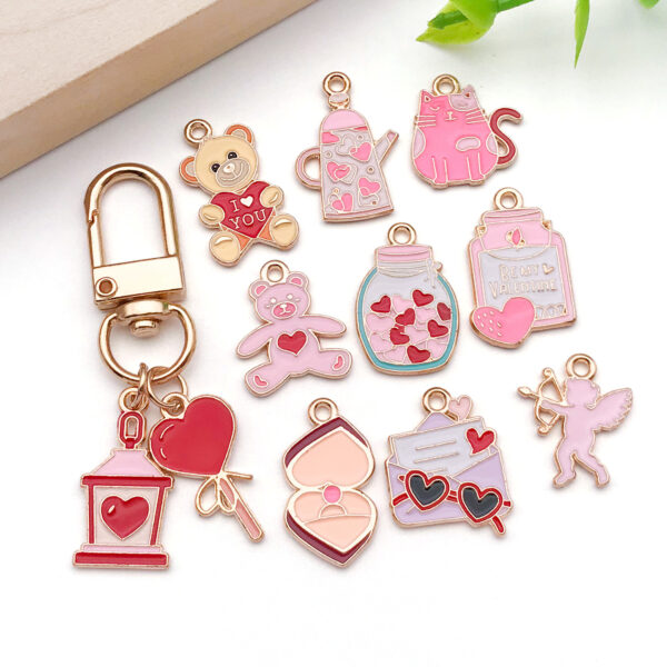 Wholesale Valentine's Day Love Variety Cartoon Jewelry Accessories Pendant