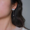 Wholesale Starry Night Raindrop Warm and Cute Ear Clips