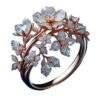 Wholesale Rose Gold Branches Intertwined Creative Rings