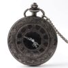 Wholesale Roman numeral black retro pocket watch