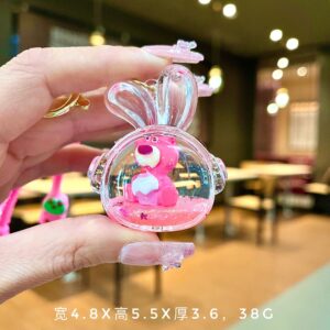 Without buckle [headphone rabbit] milk pink berry bear