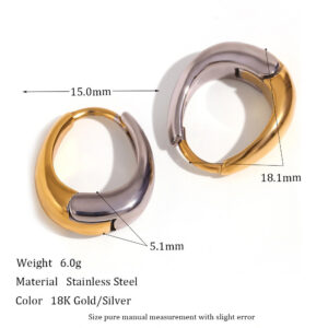 Mini pear-shaped small earrings-two colors