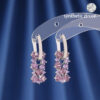Wholesale Cross-Border Hot-Selling Ins Sweet Temperament Zircon Earrings Versatile High-End Women's Ear Jewelry
