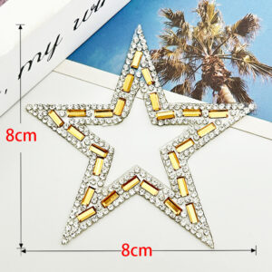 Crystal yellow / 8cm transparent double-sided adhesive