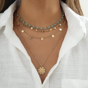 01 necklace-gold set 2858