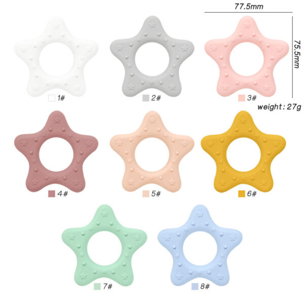 Wholesale colorful five-pointed star