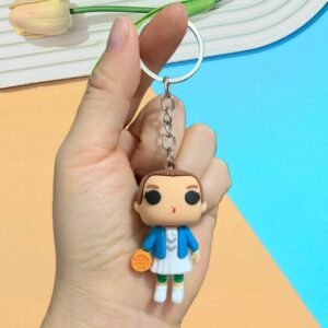 Strange plush toy keychain - short hair shirt / 5.4*3.8