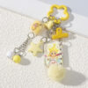 Wholesale Cute five pointed star yellow cartoon keychain OLY Exclusive