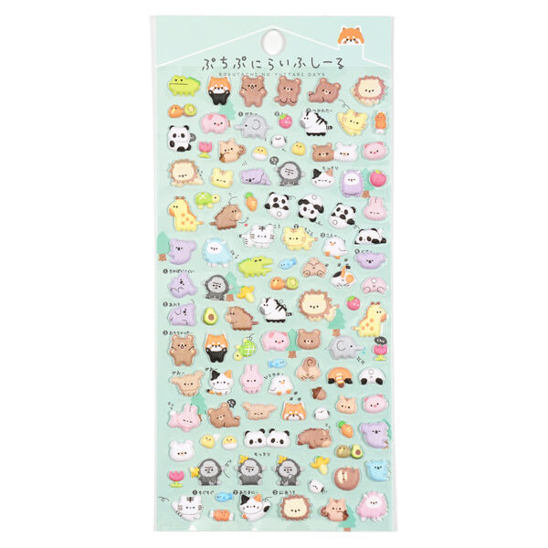 Wholesale Cartoon Mini Color Cute Animal 3D Stickers