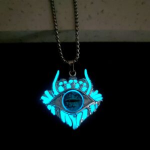 Stainless steel blue-green light