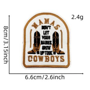 Boys western denim patch 13#