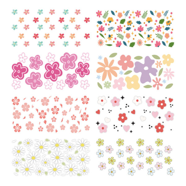 Wholesale Uv Transfer Sticker Glass C Crystal Label Crystal Sticker Exclusive for 16oz Glass C Special Sticker 23Cmx11Cm