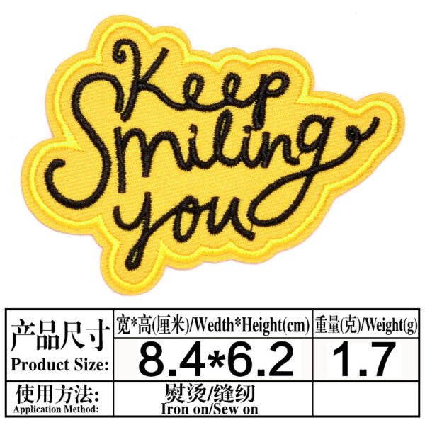 Wholesale Embroidered Cloth Stickers Cartoon Giraffe Animal Patch