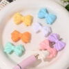 Wholesale Macaron Colorful Double-Layer Bow Acrylic Beads
