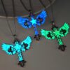 O1CN01DapD3G2IVKusqCHBv_3919529291-0-cib Wholesale Luminous pentagram cross wing necklace