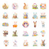 Wholesale 50pcs Easter Cute Rabbit Series Waterproof Vinyl Stickers