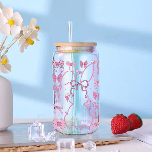 Wholesale UV Transfer Paste Glass Crystal Label Crystal Paste Cross-border Special Paste for 16oz Glass Cup 23cmX11cm