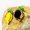 Wholesale Yellow Lemon Summer Vacation Acrylic Earrings