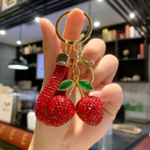 Fully Diamond Heart Cherry (Red) / 3.5*4