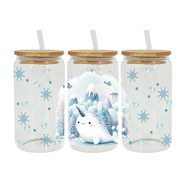 Wholesale UV Transfer Paste Glass Crystal Label Crystal Paste 16OZ UV DTF WRAPS