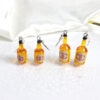Wholesale Various colored wine bottle earrings