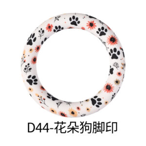 D44-flower dog footprints (65mm ring)