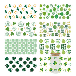 Wholesale UV Transfer Paste Glass Crystal Label Crystal Paste Cross-border Special Paste for 16oz Glass Cup 23cmX11cm