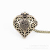 Wholesale Vintage Valentine's Day heart-shaped hollow quartz pocket watch