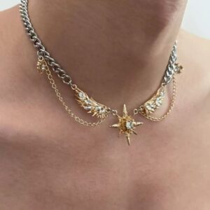 Golden wings clavicle chain 2025-467