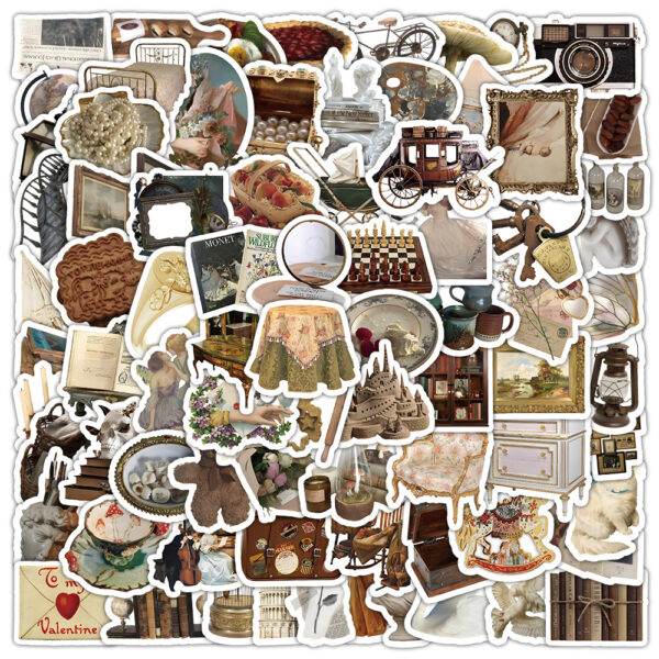 Wholesale 100 Cute Cartoon Colorful Graffiti Small Stickers Waterproof Vinyl Stickers