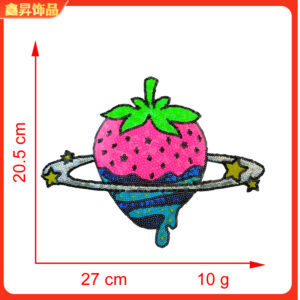 Hot melt glue*rose red*strawberry*strawberry*height 20.5*27cm