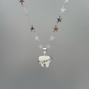 D1296-necklace-1 piece-teeth