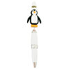 Wholesale Cross-border explosions 3D cute animal penguin silicone beads TK live Amazon diy string pen beads accessories