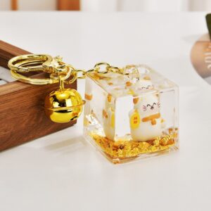 Lucky cat [gold] / Light gold buckle + lucky cat