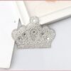 Wholesale Pearl Crown Hot Stamping Embroidery DIY Patches