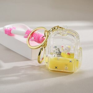 Lemon yellow oil bottle