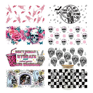 Wholesale UV Transfer Paste Glass Crystal Label Crystal Paste 16OZ UV DTF WRAPS