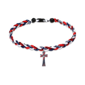 Red, white and blue + cross