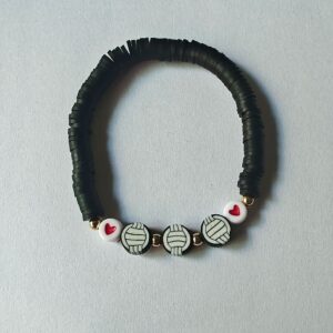 Black border volleyball