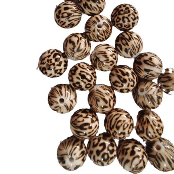 O1CN01E0dUL91QErIF2yMjz_2201245431945-0-cib Wholesale 5pcs 20mm Acrylic Cute Coffee Color Small Leopard Print Beads