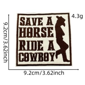 Boys western denim patch 18 #