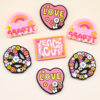Wholesale 10PCS Anti-War Series Love and Peace DIY Silicone Beads
