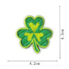 O1CN01E3bBv51C3UxlMY3qs_2893910025-0-cib Wholesale St. Patrick's Day Clover Green Leaves DIY Patches