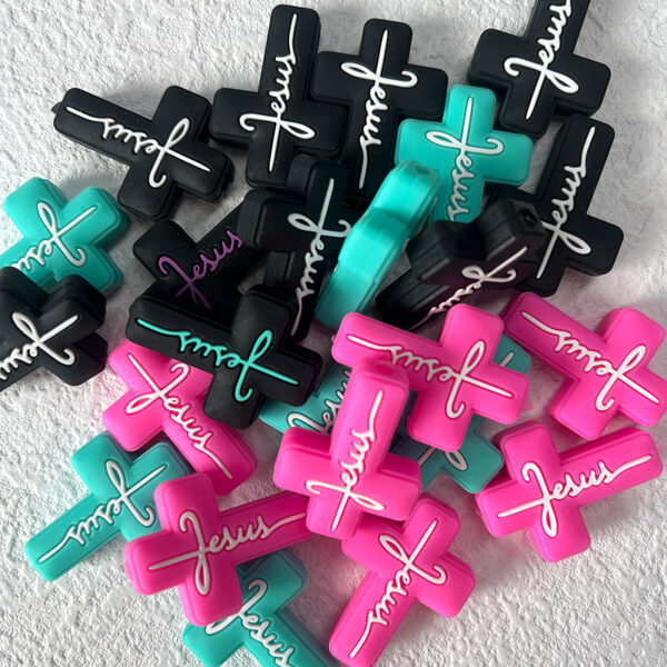 Wholesale Color Cross Focal Beads