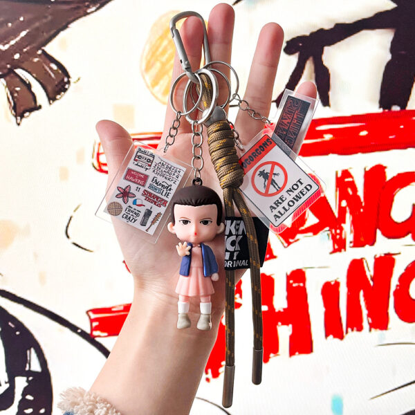 Wholesale mini style Stranger Things bag pendant keychains OLY Exclusive